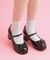 小リボンダブルパンプス