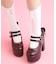 厚底バックリボンパンプス