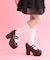 厚底バックリボンパンプス