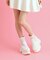 厚底ソックスブーツ