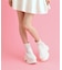 厚底ソックスブーツ