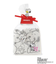 ◆SNOOPY イニシャルミニタオル H