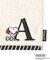 ◆SNOOPY ミニタオル ふわふわ イニシャルA