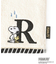 ◆SNOOPY ミニタオル ふわふわ イニシャルR