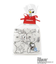 ◆SNOOPY イニシャルミニタオル R