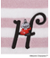 ◆MOOMIN ミニタオル イニシャルミイ H