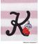 ◆MOOMIN ミニタオル イニシャルミイ K