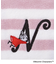 ◆MOOMIN ミニタオル イニシャルミイ N
