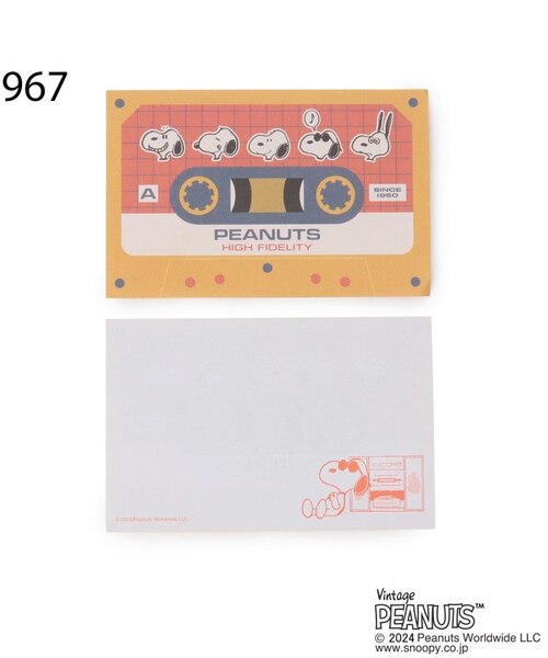 ◇SNOOPY カセットテープメモ Vintage Collection｜ワンズテラスの通販