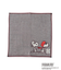◆SNOOPY 三重ガーゼイニシャルハンカチ H