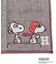 ◆SNOOPY 三重ガーゼイニシャルハンカチ H