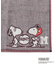 ◆SNOOPY 三重ガーゼイニシャルハンカチ M