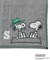 ◆SNOOPY 三重ガーゼイニシャルハンカチ S