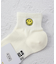 ◆SMILEY WORLD カラー刺繍 クォーターソックス