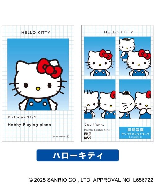 ◇サンリオキャラクターズ シークレット証明写真風スマロイド