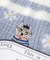 ◆JG FL ワッフルねこ刺繍 クォーターソックス