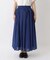 ボイル ロング丈 ギャザースカート
