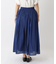 ボイル ロング丈 ギャザースカート