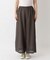 綿麻レーヨン 幅広レース切替 ペチパンツ