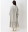 裾ギャザー ロングシャツワンピース
