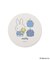 ◆Dick Bruna miffy 吸水コースター ブルードレス