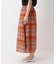 ◆チェックウエストタックスカート