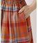 ◆チェックウエストタックスカート