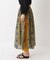 リゾート 柄パンツ付スカート