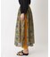 リゾート 柄パンツ付スカート