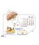 MOOMIN スライドカレンダー 卓上