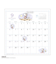 SNOOPY 水彩スケジュールカレンダー 壁掛
