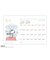SNOOPY 水彩スケジュールカレンダー 卓上