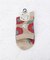 ◆鳩の刺繍ロークルーソックス
