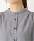 コットン タック袖ブラウス