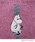◆MOOMIN ロークルーソックス ムーミン刺繍