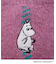 ◆MOOMIN ロークルーソックス ムーミン刺繍