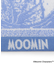 ◆MOOMIN ミニタオル 本とムーミン