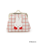 Dick Bruna miffy がま口ミニ財布 チェックサガラ