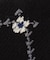◆PPHS ユッタリ着圧 花チェックソックス
