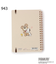 ◆SNOOPY Wリングノート B6