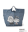 SNOOPY 底板付きエコバッグ mini