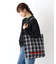 SE サガラ刺繍ロゴチェックトート