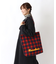 SE サガラ刺繍ロゴチェックトート