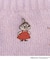 ◆【あったか】MOOMIN ホームソックス ヘアリミイ刺繍雪柄