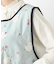 【あったか】キルト タブリエ エプロン アカイミシマエナガ