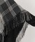 【リンネル12月号掲載】チェック柄　リバーシブルギャザーケープ