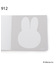 ◆Dick Bruna miffy スクエアメモ フェイス