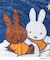 【あったか】Dick Bruna miffy ひざ掛け 星空