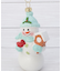 ◆【クリスマス】プラ スノーマンオーナメント