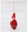 ◆【クリスマス】ウール サンタオーナメント